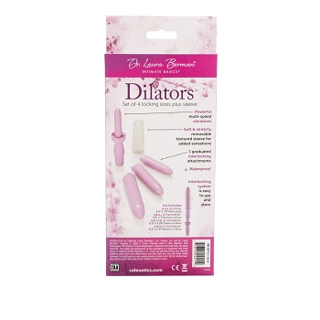 Calexotics Dr. Laura Berman Dilators Set Of 4 Locking Sizes Plus Sleeve 2